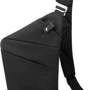 Anti Theft Travel Bag, One Shoulder Large Capacity Cross-body Bag Chest Fashion